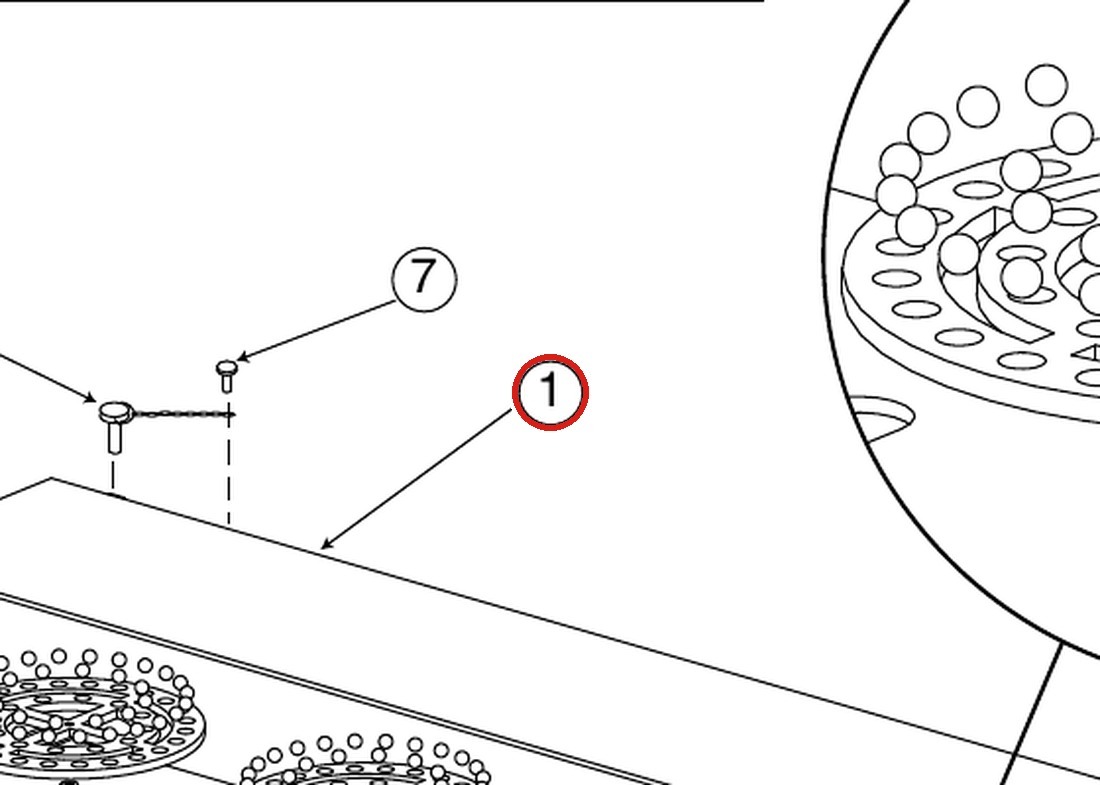 Forward Lift 1400520 Slip Plate Weldment for OR14 14K 4-Post Alignment Lift parts diagram