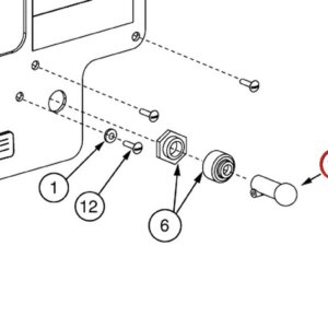 Forward Lift 1400939 Air Lock Handle for OR14 14K 4-Post Lift parts diagram