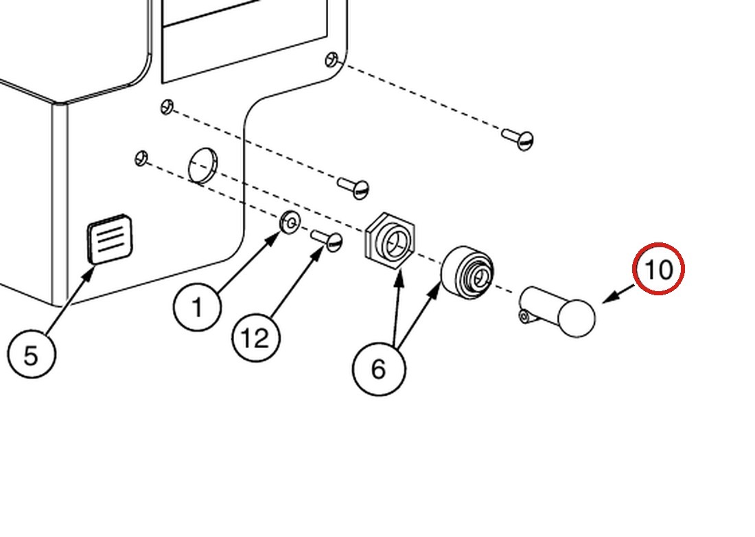 Forward Lift 1400939 Air Lock Handle for OR14 14K 4-Post Lift parts diagram