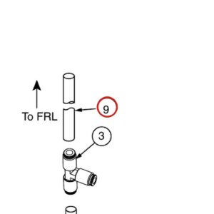 Forward Lift 1400942 3/8" Airline Tubing, 40 ft Roll, for OR14 14K 4-Post Lift parts diagram