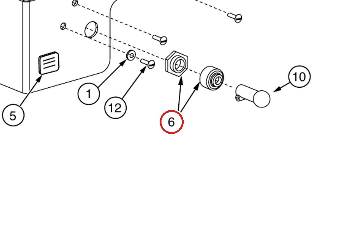 Forward Lift 1400944 Control Assembly for OR14 14K 4-Post Lift Air Lock Release parts diagram