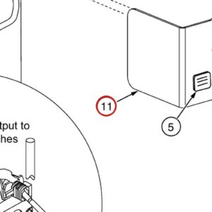 Forward Lift 1400946 Control Bracket (Single-Phase) for OR14 14K 4-Post Lift parts diagram