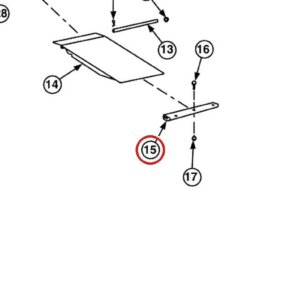 Forward Lift 1400948 Ramp Chock Slide for OR14 14K 4-Post Lift Runways parts diagram