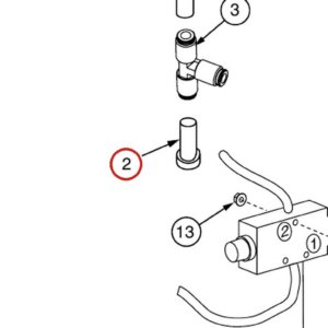 Forward Lift 1400955 3/8" Plug for OR14 14K 4-Post Lift Air Lock System parts diagram