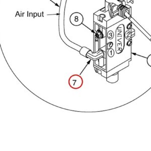 Forward Lift 1400957 Swivel Elbow for OR14 14K 4-Post Lift Air Lock Release Circuit parts diagram