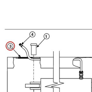Forward Lift 1400961 Grommet, 1-1/2" Hole, for OR14 14K 4-Post Lift Hydraulic Hose Routing parts diagram