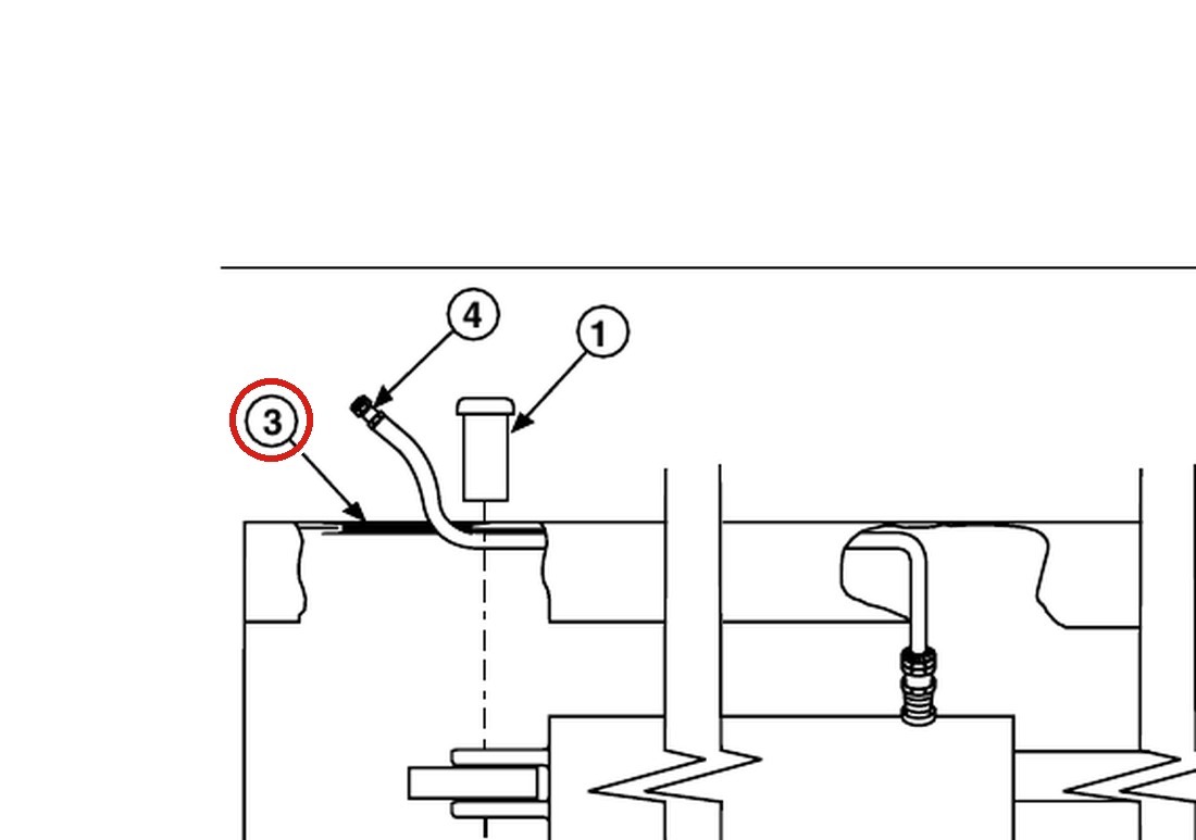Forward Lift 1400961 Grommet, 1-1/2" Hole, for OR14 14K 4-Post Lift Hydraulic Hose Routing parts diagram