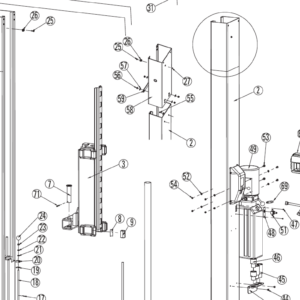 Forward Lift 40275 M5 x 10 Phillips Head Machine Screw Plated for DL9, DP10 & I10 Two-Post Lifts