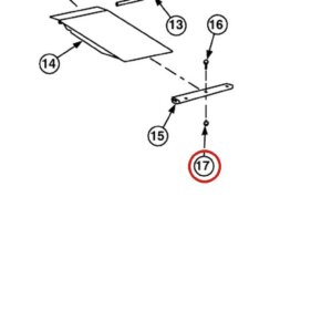 Forward Lift 40633 #10-24NC Flanged Whiz-Lock Nut for 12K & OR14 14K 4-Post Lifts parts diagram