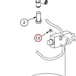 Forward Lift 40649 #8-32NC Nylon Insert Lock Nut for Air Lock Release Valve & FRL Detail (CR18, 12K, OR14) parts diagram