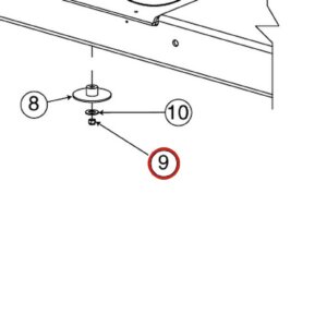 Forward Lift 40703 1/2"-13NC Hex Nylon Insert Lock Nut for TL07, OR14 & Forward Alignment Lifts parts diagram