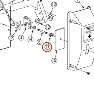Forward Lift 40820 3/8" USS Flat Washer Plated for CR18, DL9 & DP10 Locking Latch Detail parts diagram