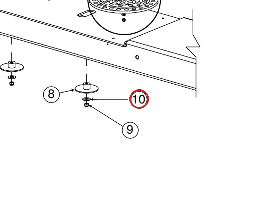 Forward Lift 40920 1/2" SAE Flat Washer for OR14 & Forward Alignment Slip Plate Assemblies parts diagram