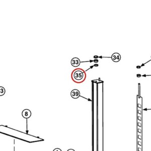 Forward Lift 41113 1" SAE Flat Washer, Zinc Plated - CR18 & OR14 14K 4-Post Lift Parts parts diagram