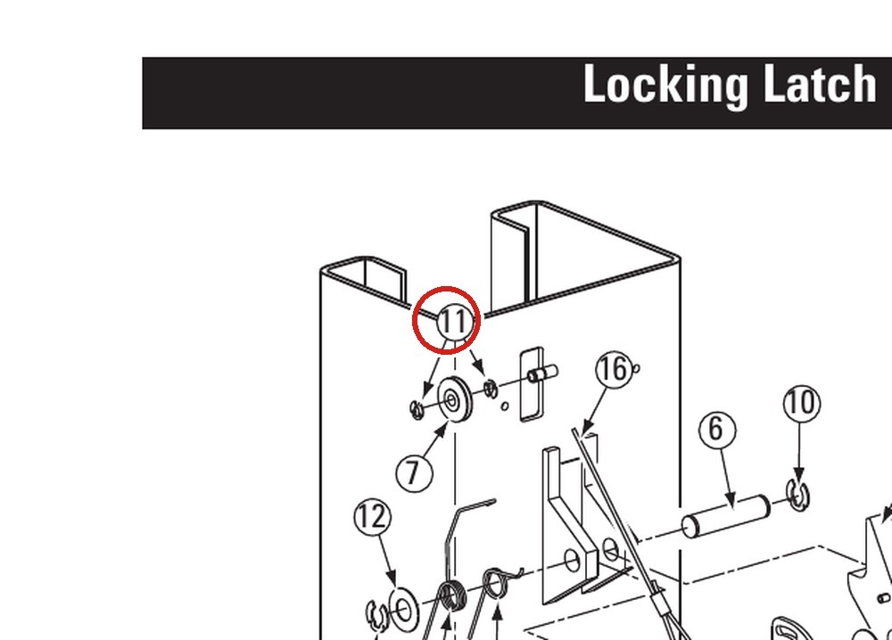Forward Lift 41410 Truarc #5304-37 Klipring Snap Ring for 3/8" Shaft - CR18, DL9 & DP10 parts diagram