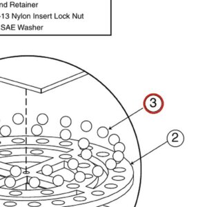 Forward Lift 991583 Slip Plate Ball for OR14 14K 4-Post Alignment Lift parts diagram