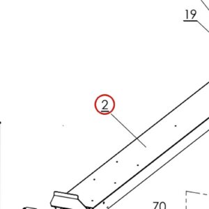 Forward Lift H4P-3000 Driving Side Runway for CR14 14,000 lb & Pro 14F 4-Post Lifts (NLA) parts diagram