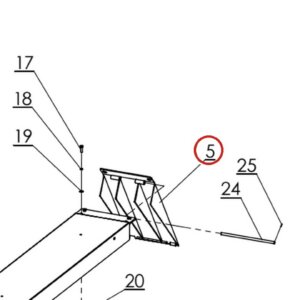 Forward Lift H4P-R2000 52" Approach Ramp Assembly for CR14 14000EWT & PRO14F 4-Post Lifts parts diagram