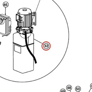 Forward Lift P3047 Three Phase (3Ø) Power Unit for OR14 14K 4-Post Lift parts diagram