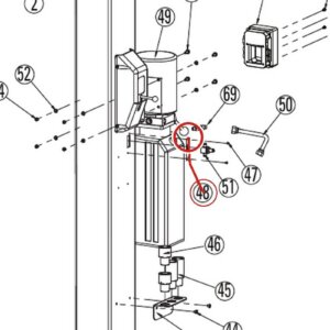 Forward Lift TP6-1002 Cover Plate for DL9 Two-Post Lift parts diagram