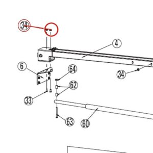 Rotary 41655 M10-1.5 Serrated Flange Lock Nut, Plated - DL9, DP10 & I10 Main Assembly parts diagram