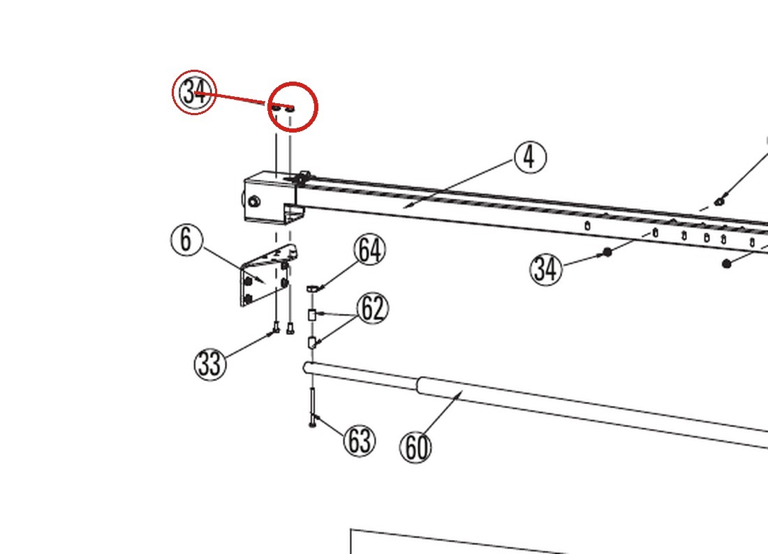 Rotary 41655 M10-1.5 Serrated Flange Lock Nut, Plated - DL9, DP10 & I10 Main Assembly parts diagram
