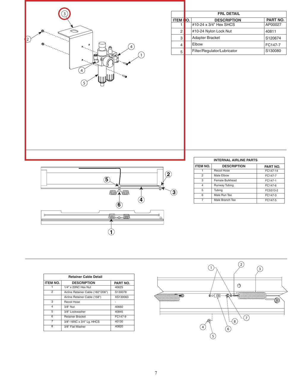Rotary Lift 40401 5/16"-18NC x 1/2" HHCS Plated Bolt with Precote 80 for CR18, 12K & OR14 Sheave Detail - full parts breakdow