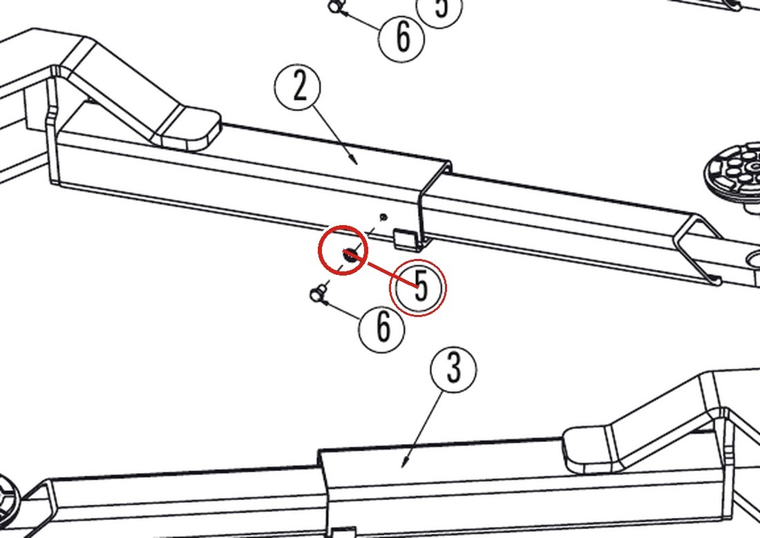 Rotary Lift 40843 3/8" Internal Tooth Washer for DL9 Arm Assembly parts diagram