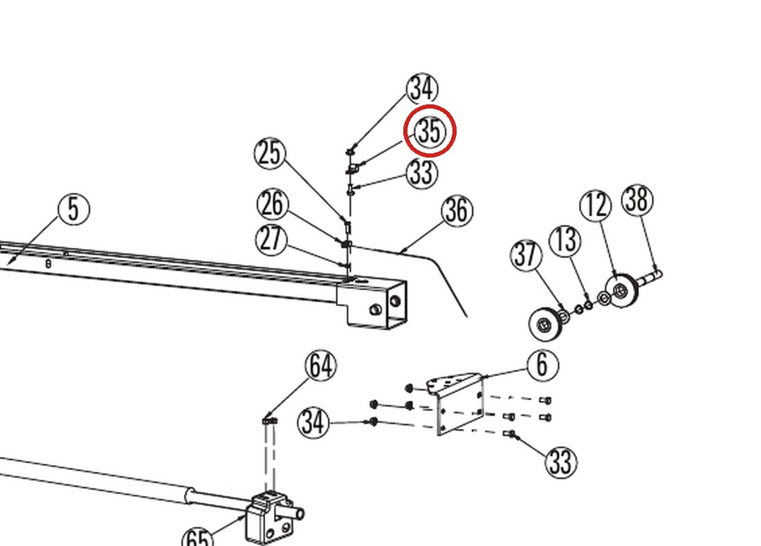 Rotary Lift G3T-8005 (N3216) Hose Clamp for DL9 & I10 Lifts parts diagram