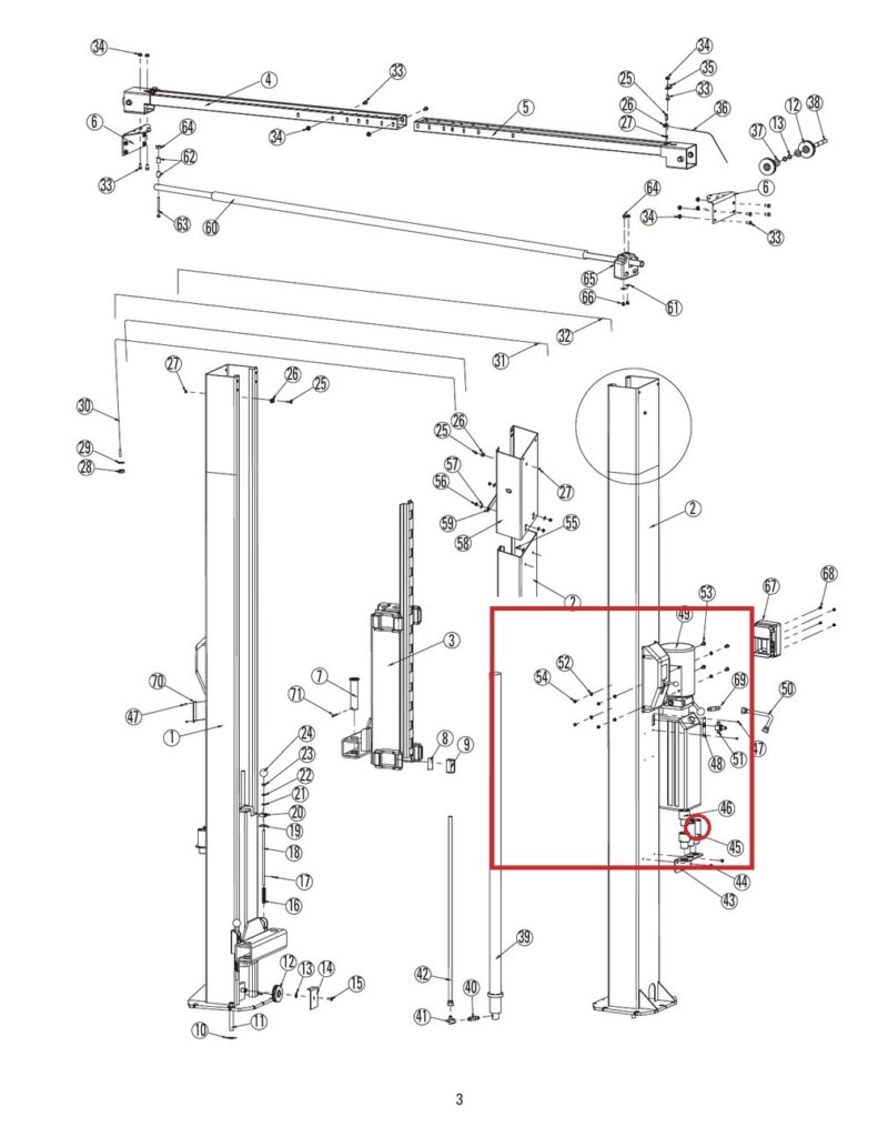 Direct Lift Dl9 parts