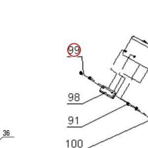 Direct Lift B23-5x16 Discal Head Screw M5x16 for PP8+ Long 8K 4-Post Lift parts diagram