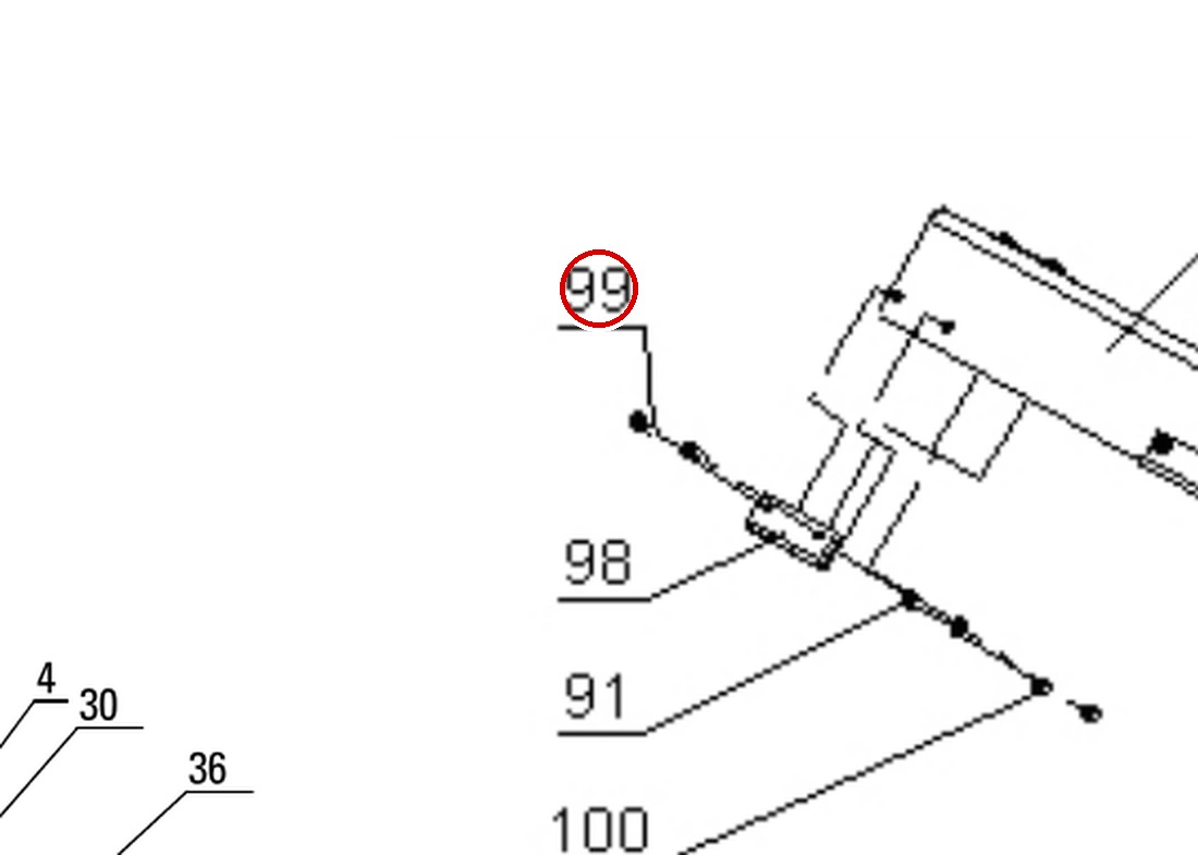 Direct Lift B23-5x16 Discal Head Screw M5x16 for PP8+ Long 8K 4-Post Lift parts diagram