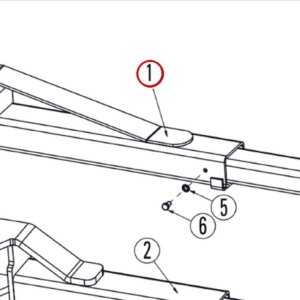 DIT93000 direct-lift-dl9-arm-assembly item 1
