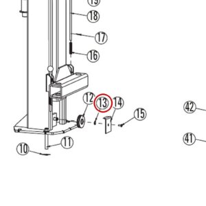 FOD1411 direct-lift-dl9-main-lift-assembly item 13