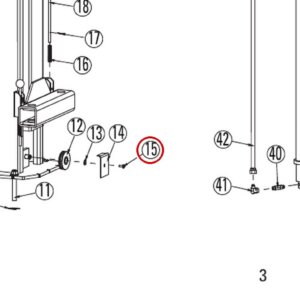 1/4"-20NC*3/8"Lg. PHMS Plated
