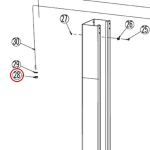 ROY3303 direct-lift-dl9-main-lift-assembly item 28