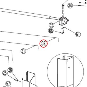 ROY7600 direct-lift-dl9-main-lift-assembly item 32