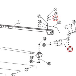 ROY1536 direct-lift-dl9-main-lift-assembly item 33
