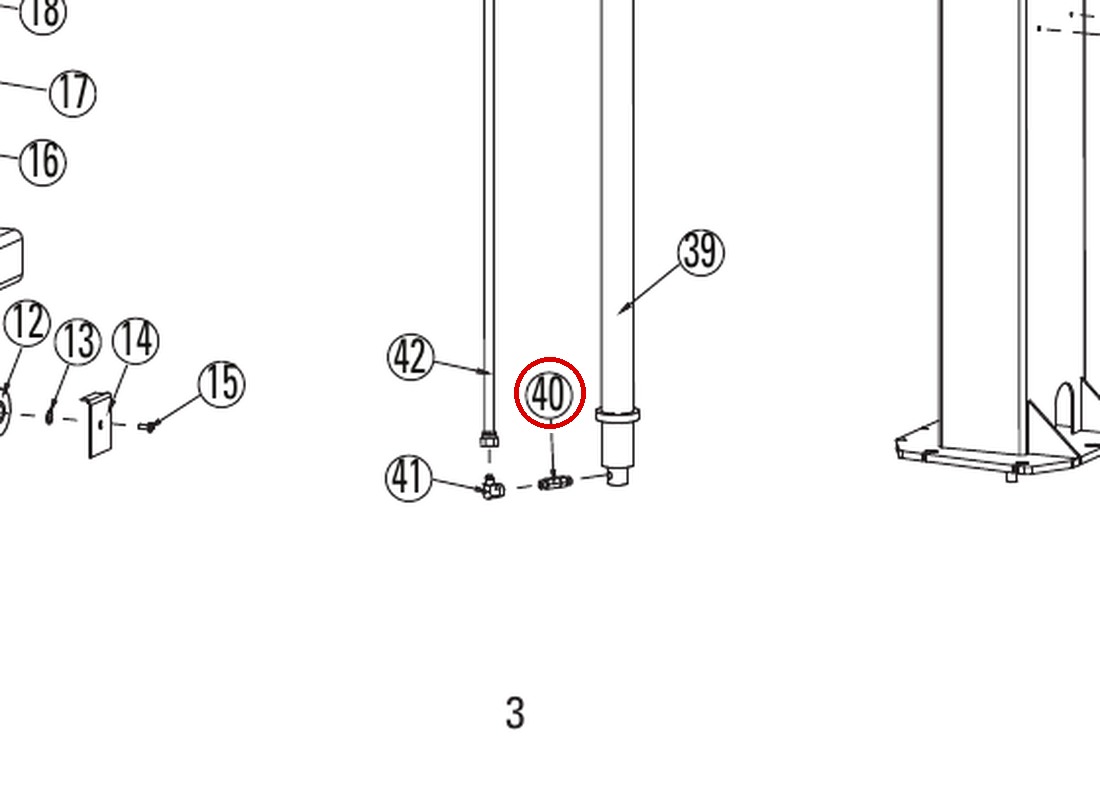 FOD8021 direct-lift-dl9-main-lift-assembly item 40