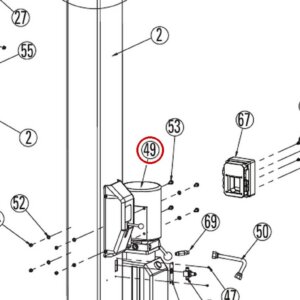 DITP3610 direct-lift-dl9-main-lift-assembly item 49