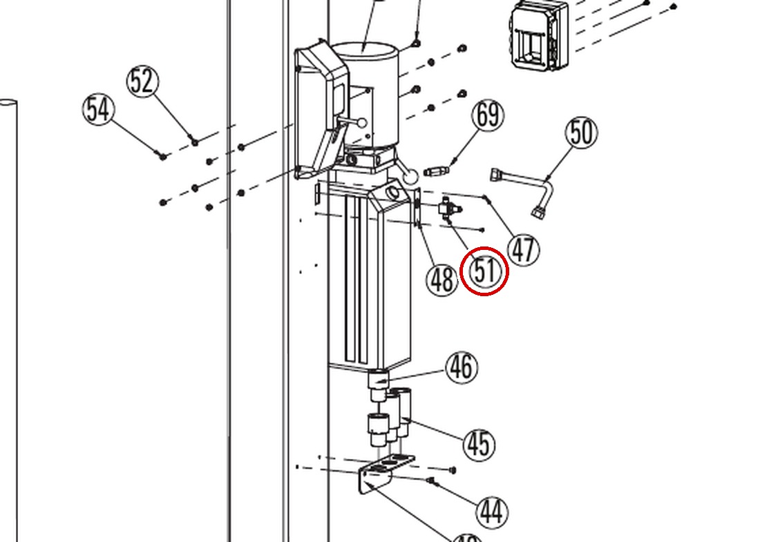 DITOY002 direct-lift-dl9-main-lift-assembly item 51
