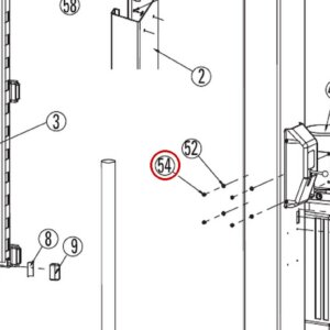 ROY0670 direct-lift-dl9-main-lift-assembly item 54