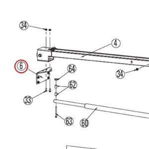 FOD3006 direct-lift-dl9-main-lift-assembly item 6