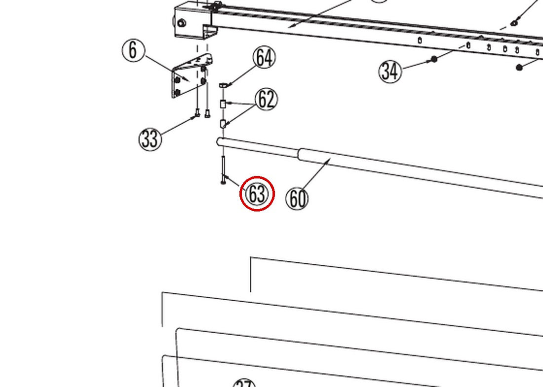 ROY0114 direct-lift-dl9-main-lift-assembly item 63