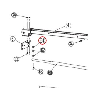 FOD1403 direct-lift-dl9-main-lift-assembly item 64