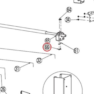ROY0099 direct-lift-dl9-main-lift-assembly item 66