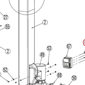 FOD0275 direct-lift-dl9-main-lift-assembly item 68