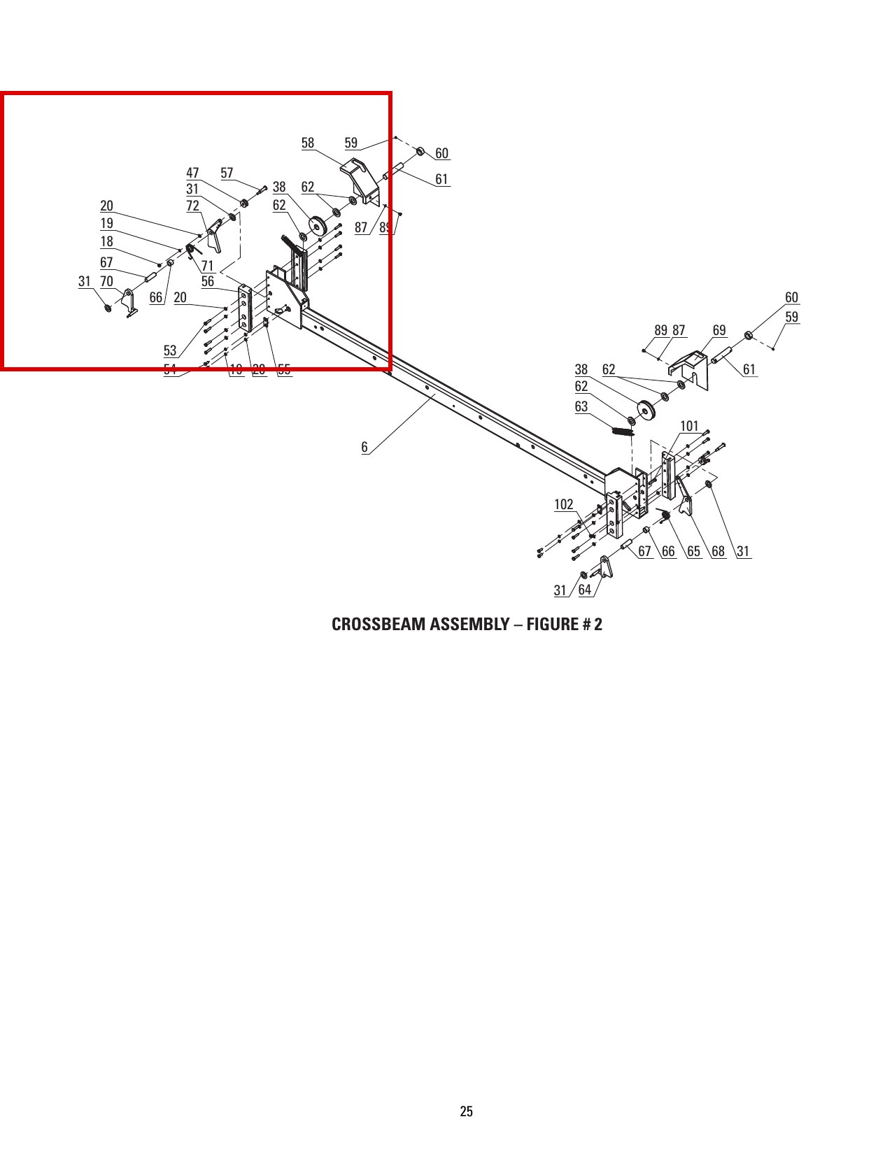 Direct Lift DP8-2004 Plastic Cable Pulley for 7K / 8K / PP8+ Four-Post Lifts parts diagram (location)