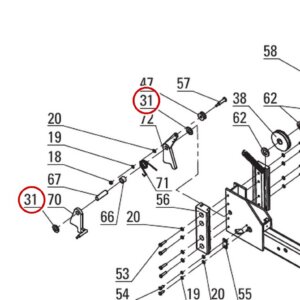 DIT2013 direct-lift-pp8-long-crossbeam-assembly item 31