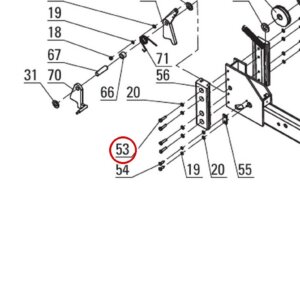 DIT8X35 direct-lift-pp8-long-crossbeam-assembly item 53